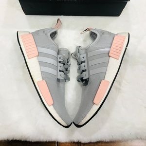 Adidas NMD R1 Womens 6.5 Grey/Pink BY3058
